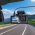 HOCO DV15 Car Dash Camera with Front and Back 720P Video Recorder, 2-inch IPS HD Screen, Three Lens Type, Ultra Wide-Angle Lens, HD Night Vision Loop Recording and Sound Recording - Black